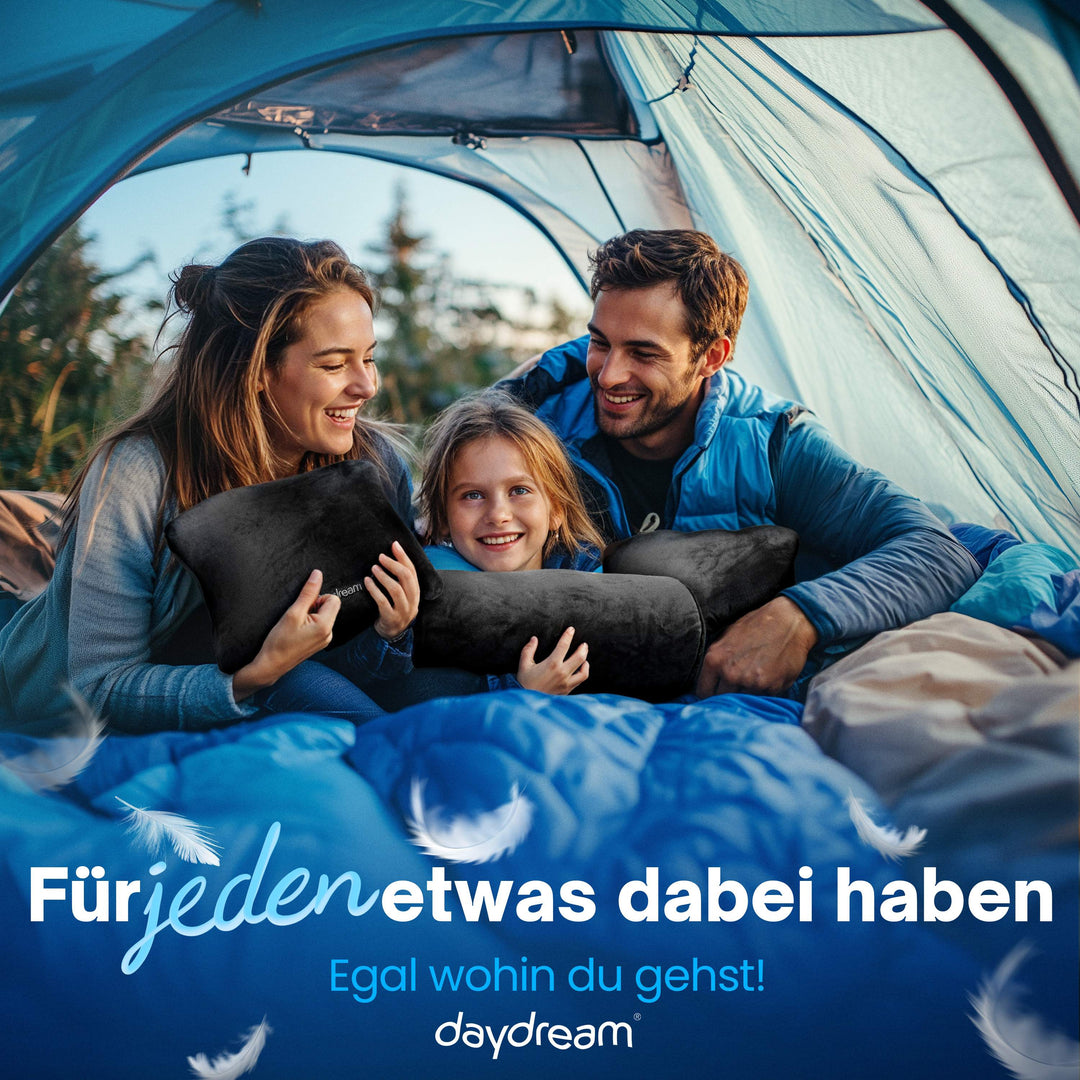 kopfkissen zelten 3 in 1 Nackenkissen mit Mikroperlen US Clearance Farbe:denim Ski Alpin - ZIENER